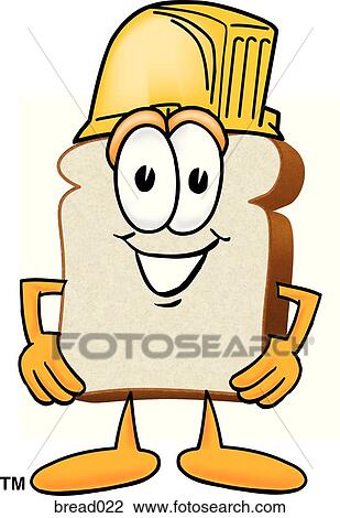 Bread With Hard Hat View Large Illustration Drawing - Bread With Hard Hat. Fotosearch