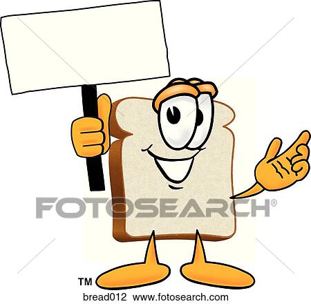 Bread With Sign View Large Illustration Drawing - Bread With Sign. Fotosearch