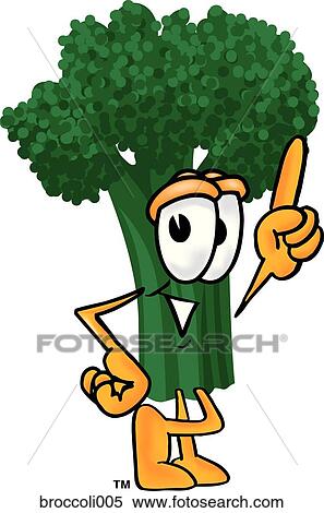 Broccoli Pointing Up View Large Illustration Stock Illustration - Broccoli Pointing Up. Fotosearch