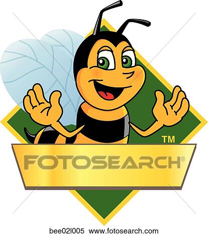 Bumble Bee 2 05 Logo Design Graphic View Large Illustration Stock Illustration - Bumble Bee 2 05 Logo Design Graphic. Fotosearch