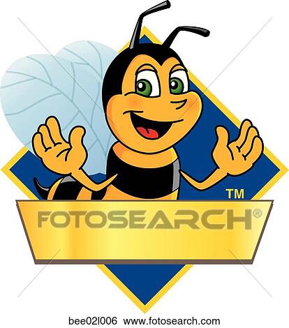 Stock Illustration - Bumble Bee 2 06 Logo Design Graphic. Fotosearch