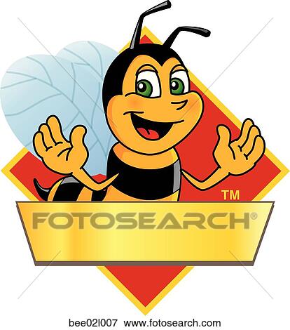 Bumble Bee 2 07 Logo Design Graphic View Large Illustration Stock Illustration - Bumble Bee 2 07 Logo Design Graphic. Fotosearch