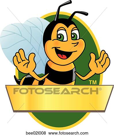 Stock Illustration - Bumble Bee 2 08 Logo Design Graphic. Fotosearch