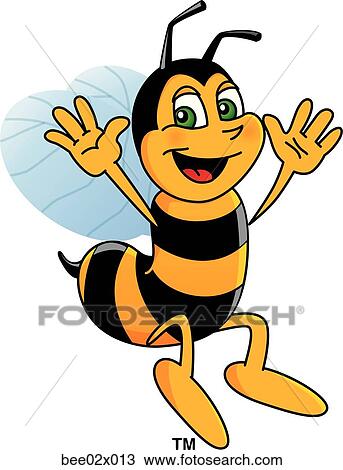 Drawing - Bumble Bee 2 Jumping. Fotosearch