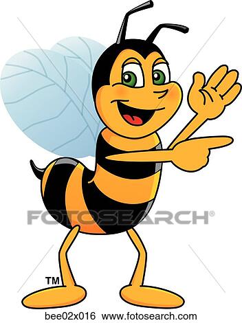 Bumble Bee 2 Pointing To Side View Large Illustration Stock Illustration - Bumble Bee 2 Pointing To Side. Fotosearch