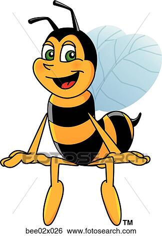 Bumble Bee 2 Sitting View Large Illustration Stock Illustration - Bumble Bee 2 Sitting. Fotosearch