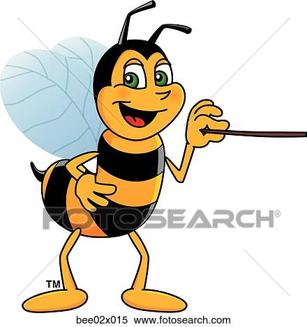 Bumble Bee 2 With Pointer View Large Illustration Stock Illustration - Bumble Bee 2 With Pointer. Fotosearch