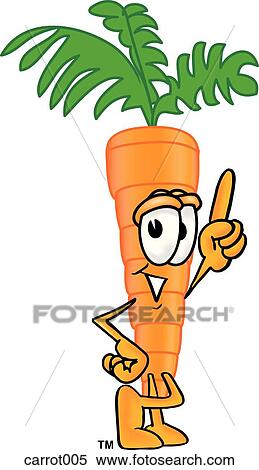 Stock Illustration - Carrot Pointing Up. Fotosearch