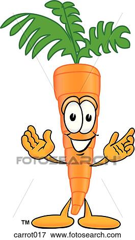 Carrot With Hands Out View Large Illustration Stock Illustration - Carrot With Hands Out. Fotosearch