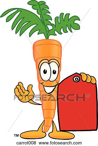 Carrot With Price Tag View Large Illustration Stock Illustration - Carrot With Price Tag. Fotosearch