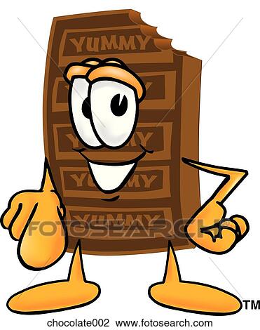 Drawing - Chocolate Pointing At You. Fotosearch