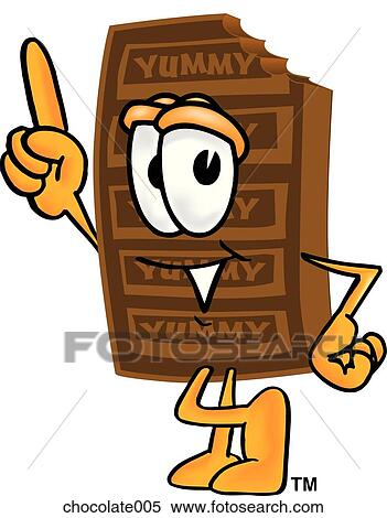 Stock Illustration - Chocolate Pointing Up. Fotosearch