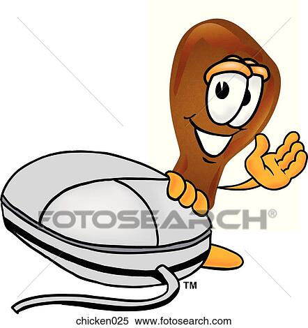 Chicken And Mouse View Large Illustration Stock Illustration - Chicken And Mouse. Fotosearch