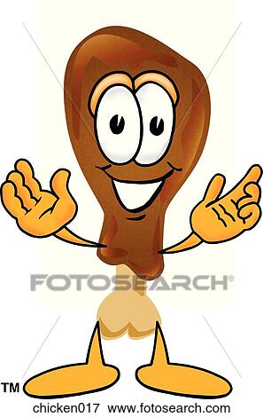 Chicken With Hands Out View Large Illustration Stock Illustration - Chicken With Hands Out. Fotosearch