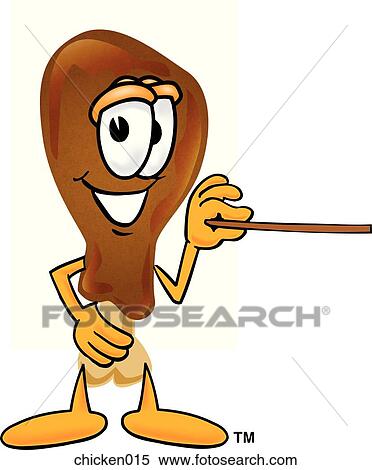 Chicken With Pointer View Large Illustration Stock Illustration - Chicken With Pointer. Fotosearch