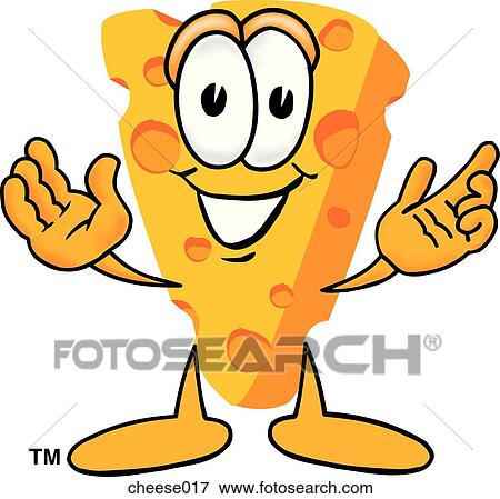 Stock Illustration - Cheese With Hands Out. Fotosearch