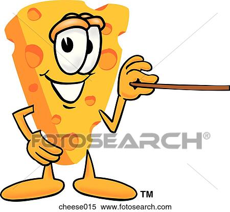 Cheese With Pointer View Large Illustration Stock Illustration - Cheese With Pointer. Fotosearch