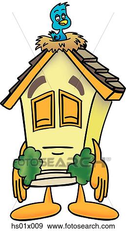 Stock Illustration - House Being Neglected. Fotosearch
