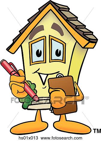 House Inspector View Large Illustration Drawing - House Inspector. Fotosearch