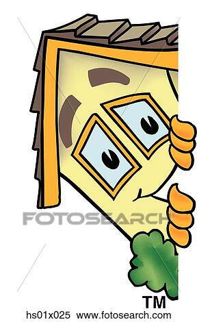 House Peeking Around Side View Large Illustration Stock Illustration - House Peeking Around Side. Fotosearch