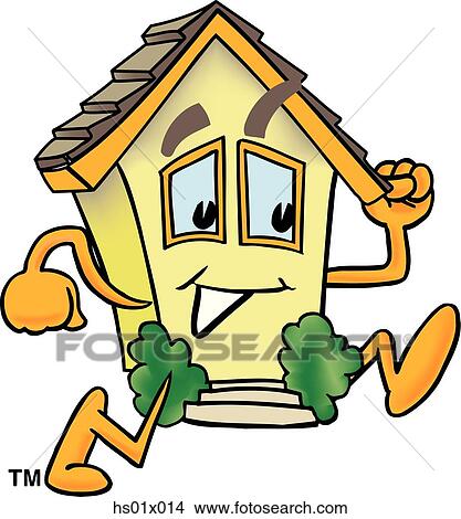House Running View Large Illustration Stock Illustration - House Running. Fotosearch