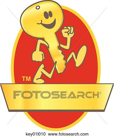 Clipart - Key 10 Logo Design. Fotosearch