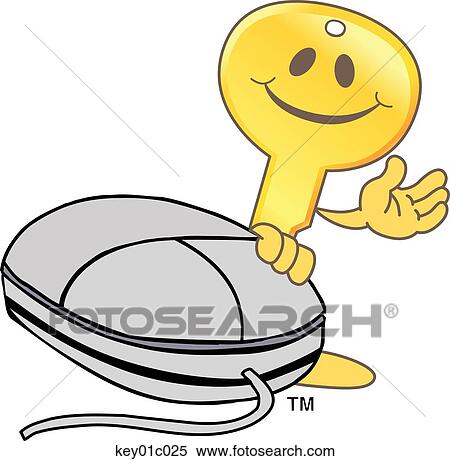 Key And Mouse View Large Illustration Stock Illustration - Key And Mouse. Fotosearch