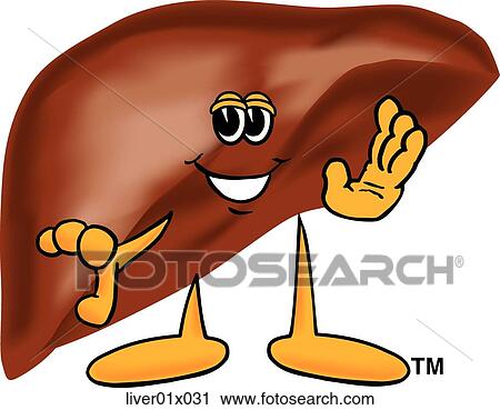 Liver Listening View Large Illustration Clip Art - Liver Listening. Fotosearch