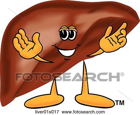 Stock Illustration - Liver With Hands Out. Fotosearch