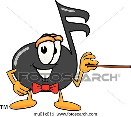 Music Note With Pointer View Large Illustration Stock Illustration - Music Note With Pointer. Fotosearch
