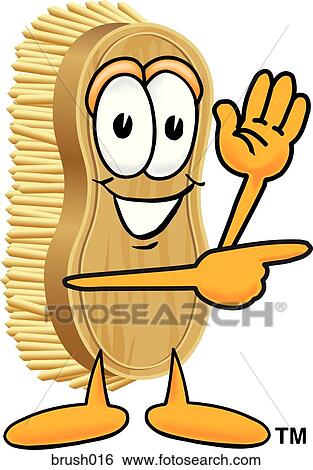 Scrub Brush Pointing To Side View Large Illustration Stock Illustration - Scrub Brush Pointing To Side. Fotosearch