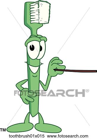 Toothbrush With Pointer View Large Illustration Stock Illustration - Toothbrush With Pointer. Fotosearch