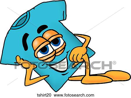 Clipart - TShirt Relaxing. Fotosearch