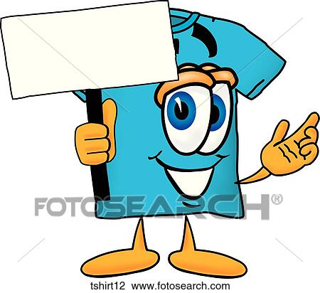 Drawing - TShirt With Sign. Fotosearch