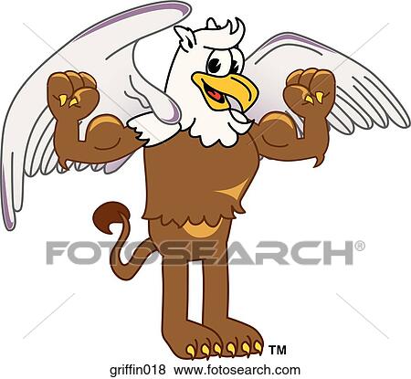 Griffin Flexing Muscles View Large Illustration Stock Illustration - Griffin Flexing Muscles. Fotosearch