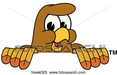Hawk Peeking Over View Large Illustration Stock Illustration - Hawk Peeking Over. Fotosearch