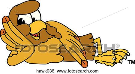 Hawk Relaxing View Large Illustration Stock Illustration - Hawk Relaxing. Fotosearch
