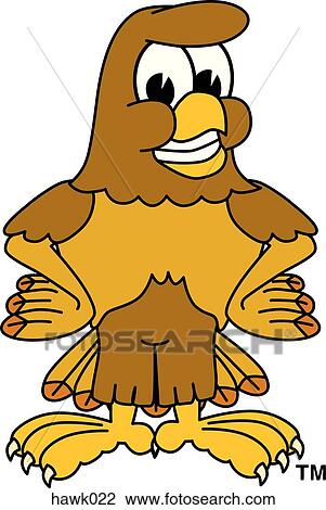 Hawk With Big Grin View Large Illustration Drawing - Hawk With Big Grin. Fotosearch