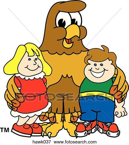 Hawk with Children View Large Illustration Stock Illustration - Hawk with Children. Fotosearch