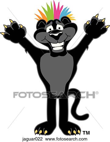 Drawing - Jaguar Having Bad Hair Day. Fotosearch