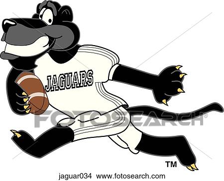 Jaguar playing Football View Large Illustration Stock Illustration - Jaguar playing Football. Fotosearch