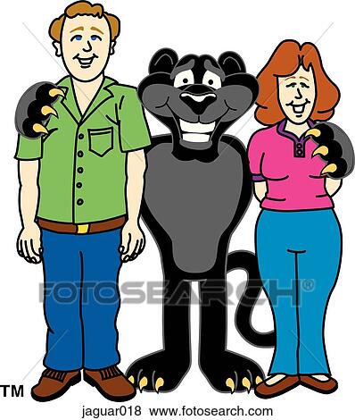 Jaguar with teachers View Large Illustration Stock Illustration - Jaguar with teachers. Fotosearch