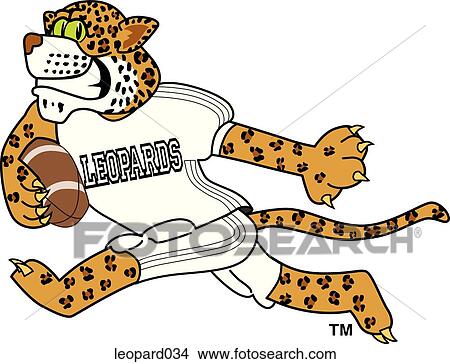 Leopard playing Football View Large Illustration Stock Illustration - Leopard playing Football. Fotosearch