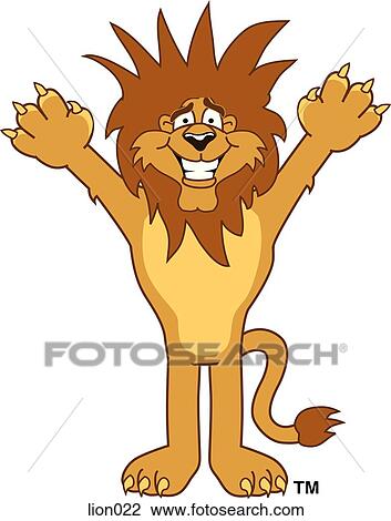 Lion Having Bad Hair Day View Large Illustration Drawing - Lion Having Bad Hair Day. Fotosearch