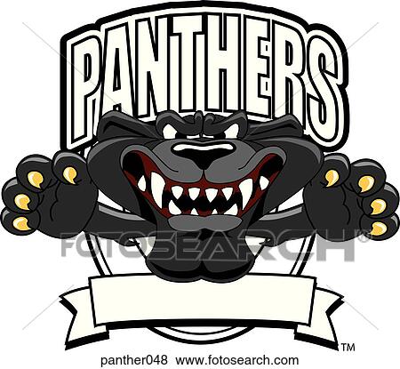 Panther Logo Design Graphic 1 Stock Illustration | panther048 | Fotosearch