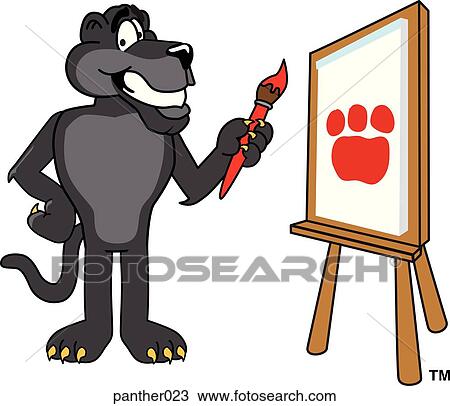 Drawing - Panther Painting. Fotosearch