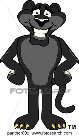 Panther With Big Grin View Large Illustration Stock Illustration - Panther With Big Grin. Fotosearch