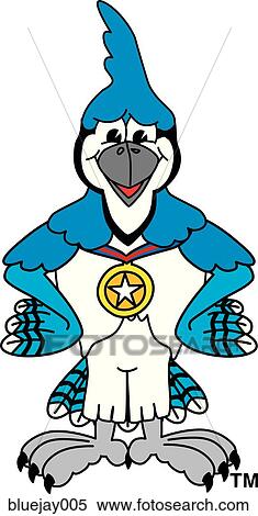 Blue Jay With Medal View Large Illustration Stock Illustration - Blue Jay With Medal. Fotosearch