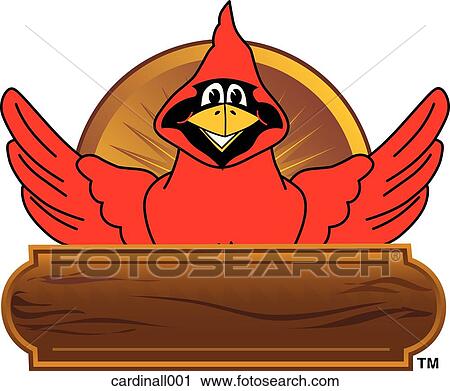 Cardinal Logo Design Graphic 1 View Large Illustration Clip Art - Cardinal Logo Design Graphic 1. Fotosearch
