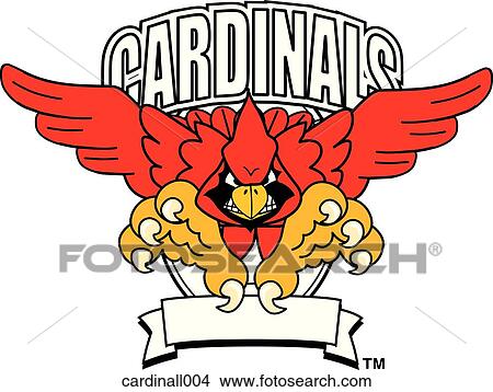 Stock Illustration - Cardinal Logo Design Graphic 4. Fotosearch